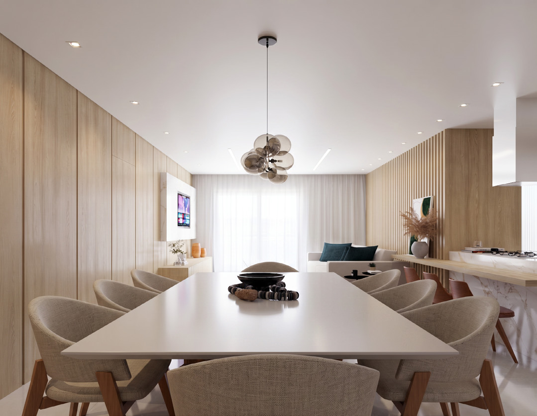 Appartamento Cava, sala da pranzo